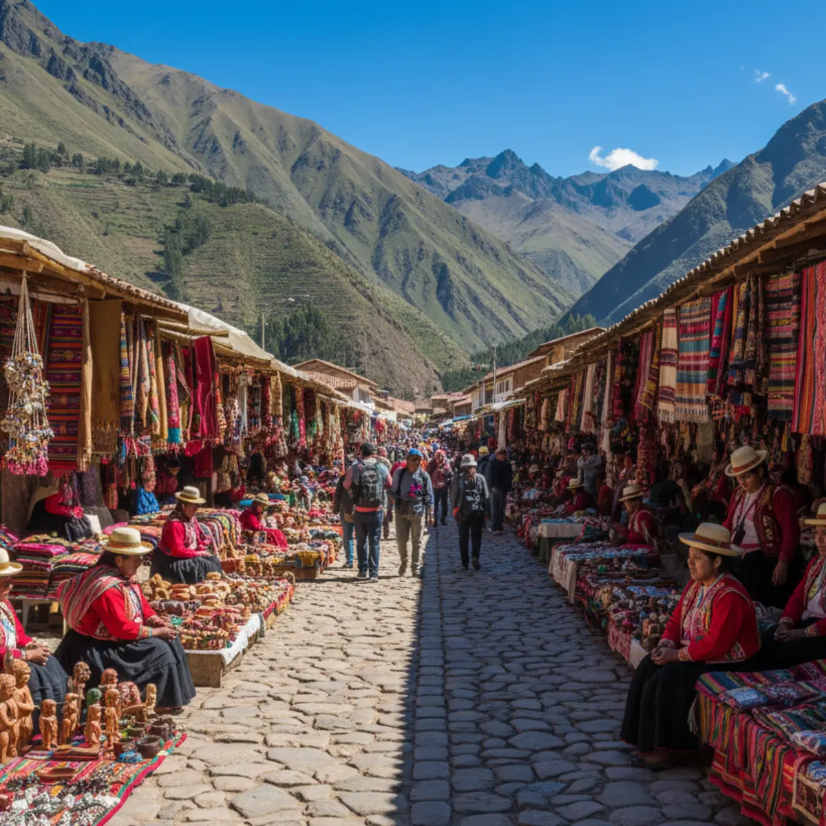 Mercados en Cusco Pisac